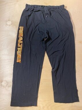 Realtree Men's Black Logo Lounge Pants XL (RD)